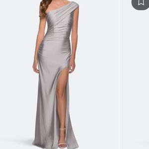 Silver La Femme dress size 6